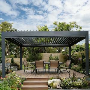 Gazebo y Pabellón de Jardín Personalizados de Aluminio Impermeable para Exteriores con Doble Vidrio Templado Anticorrosión y Ecológico - Product Image 2