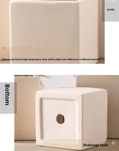 P190 Pots de <span class=keywords><strong>fleurs</strong></span> bon marché, design dégradé personnalisé, pots de <span class=keywords><strong>fleurs</strong></span> givrés pour plantes succulentes, pour décoration de salon et de maison - Product Image 4