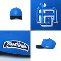 Gorra de Béisbol Deportiva de 5 Paneles, con Logotipo Bordado en 3D Personalizado de Alta Calidad, Etiqueta Tejida Estructurada, Unisex