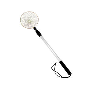 IJsvissen aluminium telescopische steel lepel zeef schep voor strandgebruik, geschikt voor snapper & meerval - Product Image 4