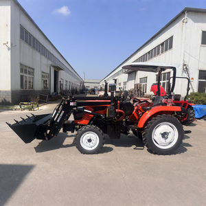 Spedizione gratuita Mini 4WD trattore con cabina AC per piccoli appezzamenti agricoli - Product Image 3