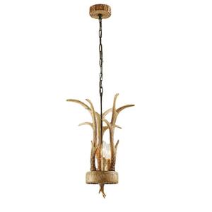 Lámpara colgante Retro <span class=keywords><strong>de</strong></span> resina para el hogar, lámpara <span class=keywords><strong>de</strong></span> araña <span class=keywords><strong>con</strong></span> cuerno <span class=keywords><strong>de</strong></span> <span class=keywords><strong>ciervo</strong></span>, estilo nórdico americano - Product Image 1