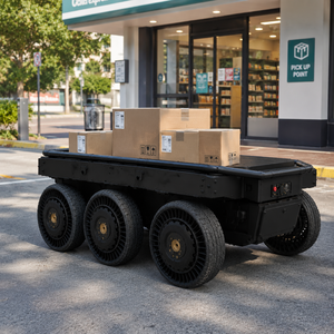 Véhicule robotisé tout-terrain 6x6, capacité de charge de 800 kg, pour le transport de charges lourdes en agriculture et en usine - Product Image 1