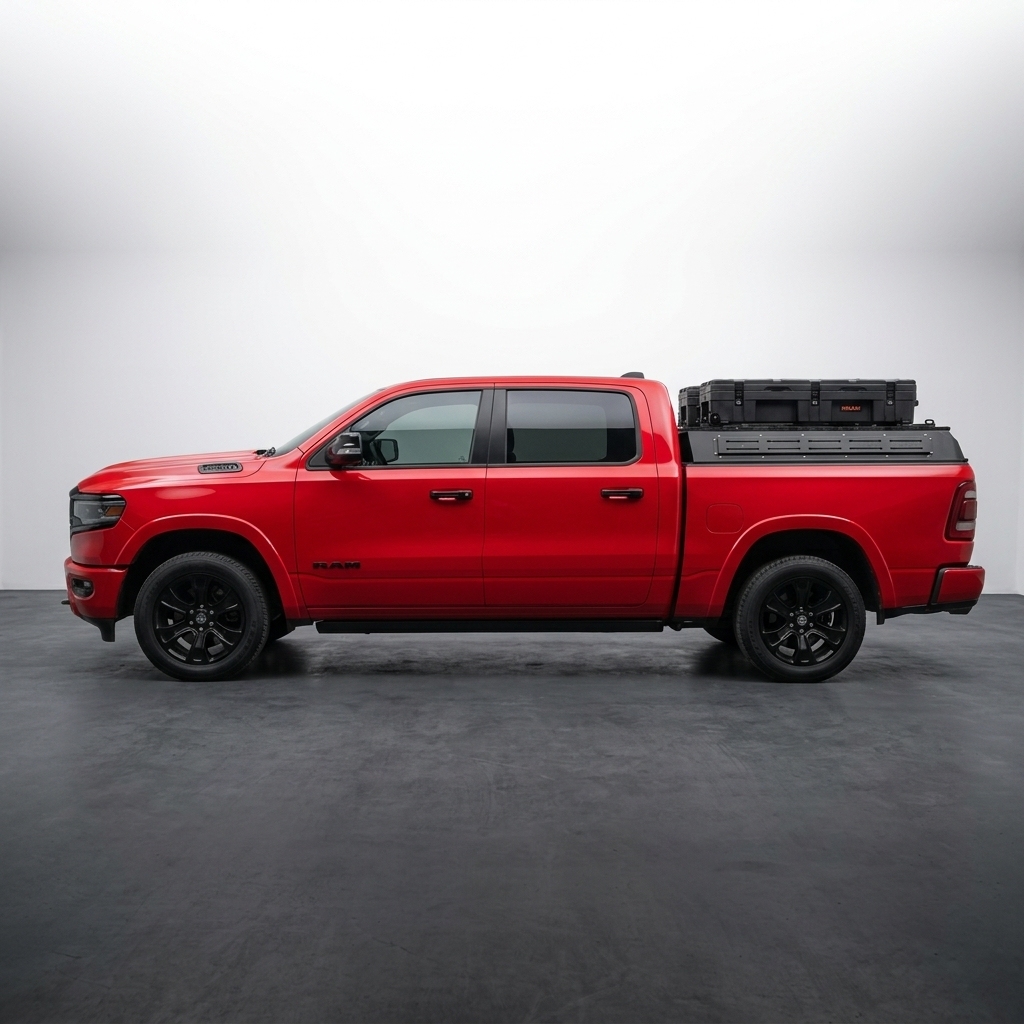 Aluminum Modular Half Height Truck Canopy | RAM 1500 Toyota