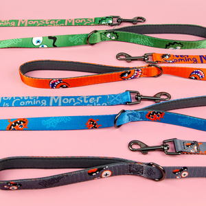 MIDEPET butik tali anjing kualitas tinggi kalung anjing dapat disesuaikan Monster Lucu Halloween datang seri penjualan langsung dari pabrik - Product Image 4