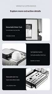 Machine <span class=keywords><strong>à</strong></span> expresso commerciale semi-automatique, extraction chaude et froide, broyeur intégré, chaudière <span class=keywords><strong>à</strong></span> échange thermique, 40 oz, pour <span class=keywords><strong>café</strong></span> - Product Image 5