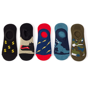 2025 verano moda dibujos animados antideslizantes <span class=keywords><strong>calcetines</strong></span> cortos divertidos 100% algodón No Show Boat tobillo corte bajo Meias <span class=keywords><strong>calcetines</strong></span> <span class=keywords><strong>invisibles</strong></span> hombres mujeres - Product Image 2