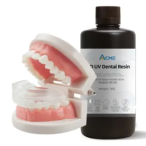 405纳米紫外固化牙科模型3D打印树脂保证义齿基牙液晶DLP 3D打印机树脂