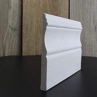 Raito – cadre de porte et fenêtre en PVC blanc, moulure de garniture de plinthe polyvalente, vente en gros, U-DJ100