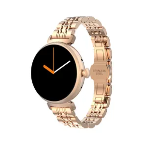 ساعة ذكية صغيرة جديدة S901 شاشة أموليد عالية الدقة للنساء ساعة ذكية فاخرة للنساء بتصميم نداء BT