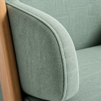 Canapé individuel Montessori Chuangjin pour enfants, fauteuil en bois massif et tissu rembourré pour maternelle et crèche, vente en gros