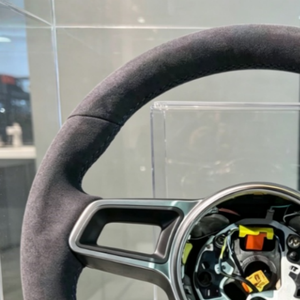 Volante Deportivo Completo de Alcántara para <span class=keywords><strong>Porsche</strong></span> 991 991.2 992 718 Boxster Cayman Macan <span class=keywords><strong>Cayenne</strong></span> 958, Volante de Repuesto Deportivo - Product Image 4