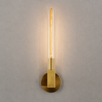 Applique Murale LED Loft Style Américain Rustique en Cuivre et Verre pour Chambre, Salon, Salle de Bain, Miroir