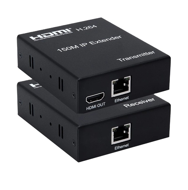 2022 High Quality IR Control HDMI Extender 150M IP Extender H.264 1080p 150M HDMI Extender