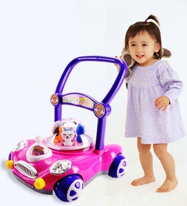 JXB Hot Selling New Model Baby Walker mit musikalischem Gummirad-Aufsitz spielzeug auto für 2-4 Jahre aus Kunststoff - Product Image 3