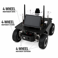 Châssis UGV intelligent avec affichage pour la navigation AI SLAM, base de robot AMR pour le développement de plateformes mobiles autonome à conduite autonome