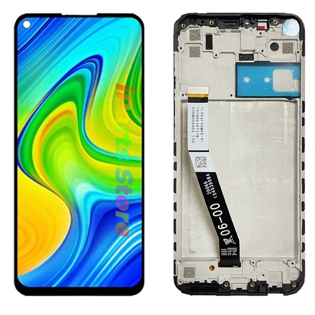 IParts Replacement Display for Redmi Note 9 M2003J15SC M2003J15SG M2003J15SS LCD Screen With Frame Assembly OEM Repair Parts