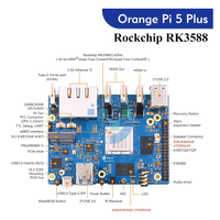 Orange Pi 5 Plus 4GB/8GB/16GB RAM LPDDR4 Ordinateur monocarte RK3588 Processeur 8 cœurs 64 bits Carte de développement