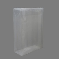 Sacs à valve à soufflets latéraux en PE transparent pour granulés de polymère plastique avec emballage thermoscellable étanche