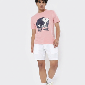 Camiseta Moderna de Estilo Urbano para Hombre, 100% Algodón, Transpirable, Estampada, Diseño Único, Cuello Redondo, Tela de Lona, Ajuste Holgado de Alta Calidad, 220g - Product Image 1