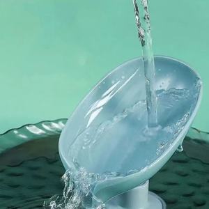 Leaf Shape Soap Box Drain Soap <b>Holder</b> Box Bathroom Shower Soap <b>Holder</b> Dish Storage <b>Plate</b> Tray Bathroom Bathroom Gadgets - Product Image 5