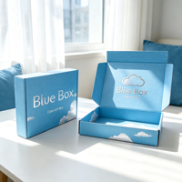Caja de Cartón Corrugado Color Blanco Hueso Serie Glow, con Impresión de Lámina Dorada Personalizada, Tira Desprendible, Caja de Regalo de Lujo para Envíos
