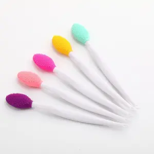 Brosse en silicone pour le nez, bâton de nettoyage des lèvres et du visage, Double face, points noirs, nettoyage des pores, offre spéciale, nouvelle collection 2023