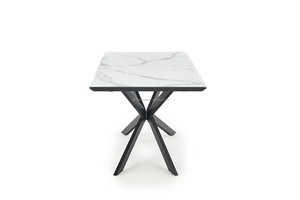 <span class=keywords><strong>Mesa</strong></span> de <span class=keywords><strong>comedor</strong></span> <span class=keywords><strong>extensible</strong></span> con <span class=keywords><strong>mesa</strong></span> de pizarra de piedra de mármol de vidrio templado <span class=keywords><strong>y</strong></span> base de <span class=keywords><strong>acero</strong></span> al carbono de arena - Product Image 3