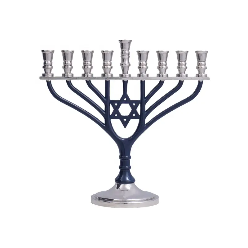 Creative Designer Vintage Chanukah Candle Stand Manufacturer And Exporter Customized Fancy Menorah Hanukah Wholesale