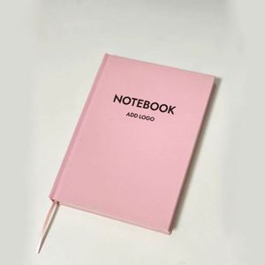 Carnets à couverture rigide A5 personnalisés avec reliure thermique, couverture en cuir, pages intérieures en papier, journal cadeau - Product Image 1