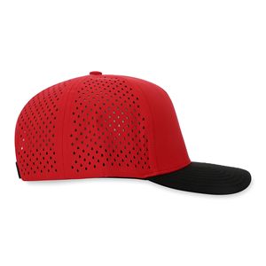 Casquette de sport personnalisée à 5 panneaux en PVC caoutchouc avec logo, imperméable, découpe laser perforée, Gorras de golf, chapeaux à séchage rapide pour le sport, unisexe, baseball - Product Image 2