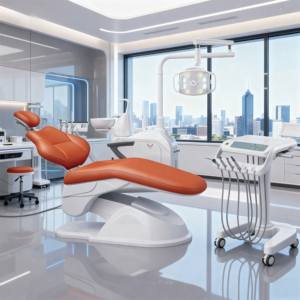 Hot-selling Electric Metal <strong>Dental</strong> <strong>Unit</strong> with Shadowless Reflective Light - Product Image 4