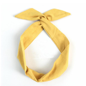 Vente en gros <span class=keywords><strong>de</strong></span> bandeaux rétro à oreilles <span class=keywords><strong>de</strong></span> lapin <span class=keywords><strong>de</strong></span> couleur unie avec croix en fil <span class=keywords><strong>de</strong></span> fer et <span class=keywords><strong>daim</strong></span> bandeaux à la mode - Product Image 5