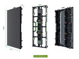 Gabinete de Pantalla LED de Aluminio Fundido a Presión, Impermeable, 960X960mm, para Interiores y Exteriores, P5 P6 P8 P10, Delgado, Vacío, para Exteriores - Product Image 2