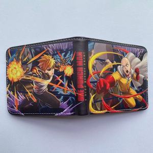 10 Estilos Anime Monedero Tarjeta Bolsa <span class=keywords><strong>One</strong></span> <span class=keywords><strong>Punch</strong></span> <span class=keywords><strong>Man</strong></span> Saitama Genos Anime PU Carteras Cartera plegable para hombres Mujeres - Product Image 5
