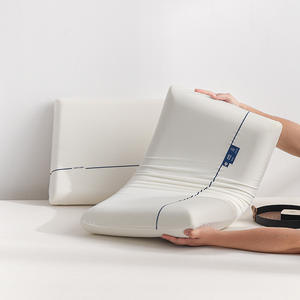 Oreillers orthopédiques pour le cou, ergonomiques, pour un sommeil profond, en mousse à mémoire de forme, avec taie d'<span class=keywords><strong>oreiller</strong></span> douce pour la peau, pour hôtel - Product Image 5