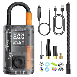 Inflador de Neumáticos Inalámbrico, Bomba de Aire para Automóvil, Motocicleta, Bicicleta, Balón, 150 PSI, <span class=keywords><strong>Compresor</strong></span> de Aire Recargable, Fábrica OEM - Product Image 1