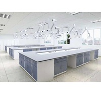 Mobilier pour laboratoire scolaire Tables de laboratoire Banc de travail pour laboratoire monté au sol