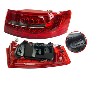 Gruppo Luci Posteriori per <span class=keywords><strong>Audi</strong></span> <span class=keywords><strong>A6</strong></span> <span class=keywords><strong>C6</strong></span> 2009-2011, Sostituzione Fanale Freno Posteriore, Lente Rossa, Copertura Alloggiamento Fanale - Product Image 4