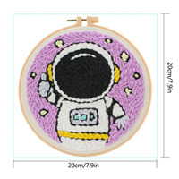 Kit de broderie DIY Vanwoo NP26009, thème sportif, pour débutants, âges 7-12 ans, 12+, laine, polyester, fait main, CN ZHE