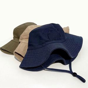 Manufacturer Custom Spring Summer <b>Large</b> Brim Sun Protection Climbing <b>Hat</b> Windproof Rope <b>Bucket</b> <b>Hat</b> Fisherman Surf <b>Hat</b> - Product Image 4