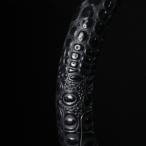 Funda de Cuero para <span class=keywords><strong>Volante</strong></span> de Coche con Patrón de Cocodrilo Negro, Agarre Cómodo, Duradera, Fácil de Instalar, Universal - Product Image 6