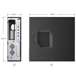 Boîtier TFX <span class=keywords><strong>Micro</strong></span> <span class=keywords><strong>ATX</strong></span> avec double port USB 3.0 Type C, lecteur de carte en option, tour de <span class=keywords><strong>PC</strong></span>, mini boîtier de <span class=keywords><strong>PC</strong></span>, panneau à bande RGB - Product Image 5
