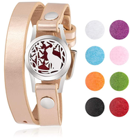 Bracelet diffuseur d'huiles essentielles, médaillon de parfum, parfum, l'anxiété magnétique,