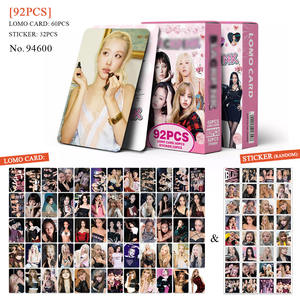 Nouvelles cartes Lomo double face Kpop BP, marchandises de groupe, autocollants de scrapbooking DIY, collection d'idoles, cartes décoratives haute définition - Product Image 2