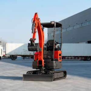 Frete Grátis CE EPA <span class=keywords><strong>Mini</strong></span> Escavadeira de Esteira Compacta com Cabine 1.8 Toneladas para Uso Doméstico e Agrícola - Product Image 4