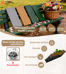 Madera para Construcción, Material HDPE Totalmente Impermeable, WinStar, Larga Vida Útil, <span class=keywords><strong>Lumbre</strong></span> de Plástico para Exteriores - Product Image 1