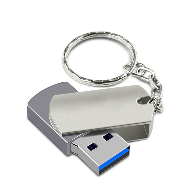 Metal USB 2.0 3.0 Thumbdrive 64GB 32GB 16GB 8GB 4GB Pendrive Memory Stick USB Flash Drive with Key Chain