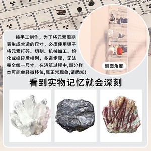 Tabla Periódica con 83 Elementos Reales, Exhibición Acrílica para Educación Química, Decoración Escolar - Product Image 5