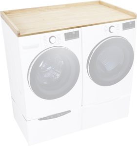 Ventas calientes Encimera de <span class=keywords><strong>repisa</strong></span> de seguridad Encimera de lavadora secadora de <span class=keywords><strong>madera</strong></span> de ingeniería para organización de lavandería - Product Image 1